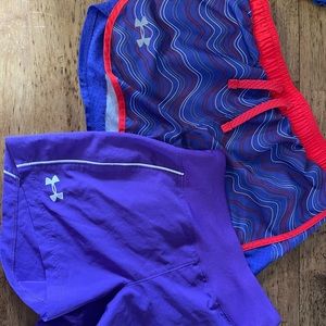 Youth medium under armour shirt bundle of two!